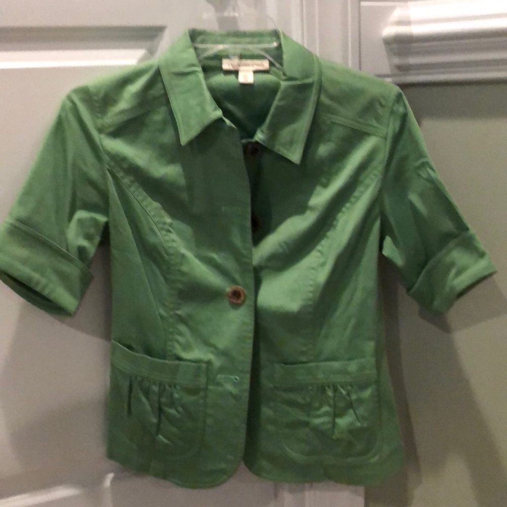 New w/o Tags Green Coldwater Creek Jacket